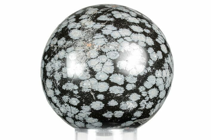 Polished Snowflake Obsidian Sphere - Utah #359945